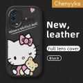 Chenyyka For OPPO A55 4G Case Cute Kitty Thin Leather Soft Silicone Full Lens Cover Camera Protect Cases Shockproof Back Cover Casing Softcase. 