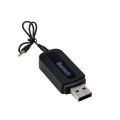USB Bluetooth Receiver AUX Audio BT Music Adapter Cable Black for Car. 