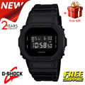 (Ready Stock) G .Shock Men Watch Sport Watch DW5600 Dual Time Display Water Resistant Shockproof and Waterproof World Time LED Light Man Boy Sports Lover Wrist Watches with 2 Years Warranty DW-5600BB-1. 