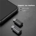 2X Type-C App Remote Control Mobile Infrared Transmitter Android Mobile Phone Learning OTG Smart Remote Control Black. 