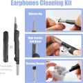 NEW 7 in 1 Computer Keyboard Cleaner Brush Kit Multifunctional Clearing Ash Headphone Cleaner Kit Spray Bottle Screen Cleaning Bluetooth Earphone Brush Pen Dust Removal. 