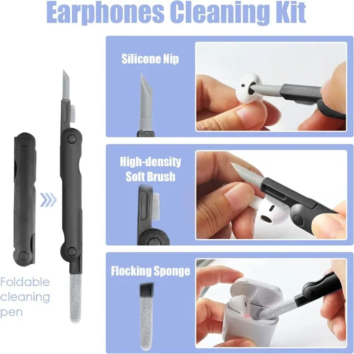 NEW%207%20in%201%20Computer%20Keyboard%20Cleaner%20Brush%20Kit%20Multifunctional%20Clearing%20Ash%20Headphone%20Cleaner%20Kit%20Spray%20Bottle%20Screen%20Cleaning%20Bluetooth%20Earphone%20Brush%20Pen%20Dust%20Removal%20-%20Image%204
