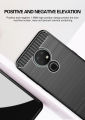Nokia 7.2 Carbon Fiber Camera Protection Black Color Soft Mobile Back Cover  For Nokia 7.2. 