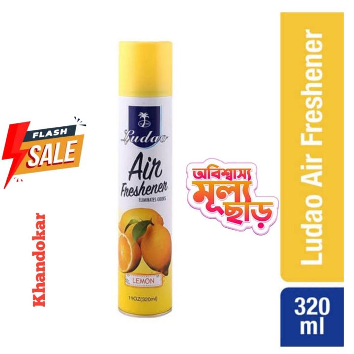 Ludao এয়ার ফ্রেশনার রুম স্প্রে লেমন 320ml - air freshener
