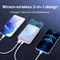 Joyroom JR-W020 New Upgrade 20W More Small & Mini PD Magnetic Wireless Power bank 10000mAh - Black.