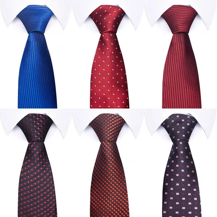 Tie%20For%20Men%20Gravatas%20Wholesale%20Brown%20Woven%207.5%20cm%20Silk%20Necktie%20Wedding%20Accessories%20Fit%20Group%20Office%20-%20Image%205