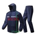 100% Waterproof Rain Coat With Trousers- XL- Body 46/47 Long 27/28 - 1 Set.