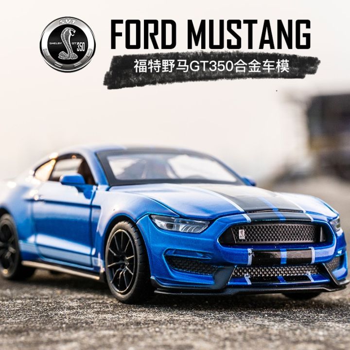 Modèle Réduit Ford Mustang Shelby GT350 1:32 En Métal - Jouet Voiture Collection - Neuf