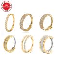 G23 Titanium Nose Ring Implant Grade Hinged Seamless Earrings Clicker Hoop Ring for Cartilage Helix Rook Septum Daith Tragus. 