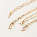 Name Initial Necklace For Women Simple Enamel A-Z Alphabet Pendants Choker Letter Necklaces Fashion Clavicle Chain Jewelry Gifts Qoddess. 