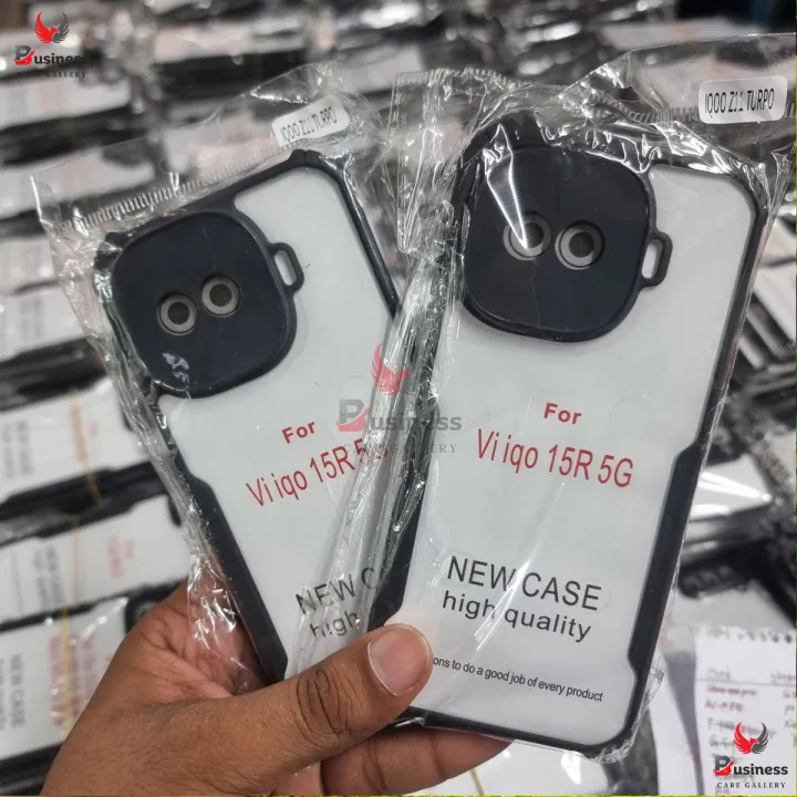 XUNDD%20For%20Vivo%20iQOO%2015R%205G%20Case%20Dropproof%20TPU%20+%20Acrylic%20Clear%20Back%20Phone%20Cover%20-%20Image%202