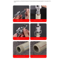 Pipe Thread Cutting Tool Electric Drill for PVC Pipe Threader Kit Water Pipe Threader Tapping Tool Water Pipe Internal and External Thread Cutter Set. 