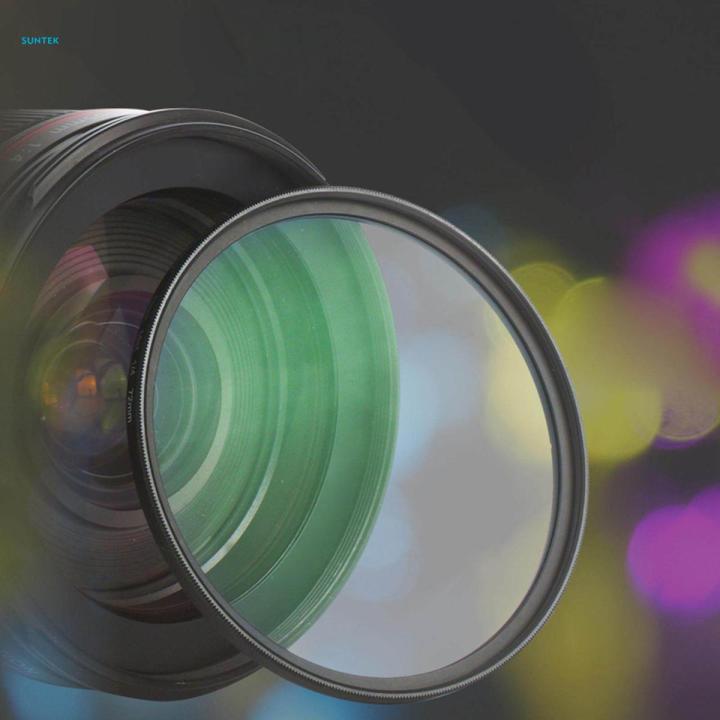 1/2 Black Mist Diffusion Lens Filter Dreamlike Effect Durable Soft Glow Cine Filter for Photography