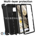Applicable Google pixel 8 Phone Case Case with Three Protection Functions Google 8 pro Mobile Phone Protection PC+tpe Double Layer. 