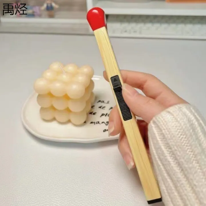 Cartoon%20Cute%20Match%20Creative%20Windproof%20Inflatable%20Match%20Stick%20Lighter%20Aromatherapy%20Igniter%20Super%20Long%20Handle%20Point%20Gas%20-%20Image%203