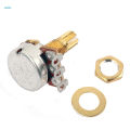 5pcs B500K Potentiometer OHM Audio Mini POTS Audio-taper for Electric Guitar. 