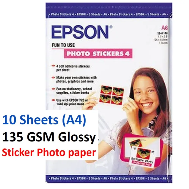 Sticker%20Photo%20Paper%20/%20Inkjet%20Glossy%20Photo%20A4%20135g%2010%20Pcs%20Self%20Adhesive%20Sticker%20Photo%20Paper%20For%20Photo%20Print/%20Label/%20Barcode%20Print%20Etc%20-%20Image%204