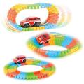 Diecast DIY Puzzle Toy Roller Coaster Track Electronics Toy Car Rail Car Toy for Children Random Color.