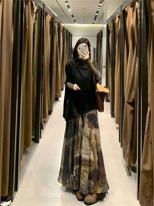 Patchwork%20Elegant%20Y2k%20V%20Neck%20Women%20Vestidos%20Slim%20Waist%20Tunic%20Vintage%20Print%20Dress%20Fashion%20Casual%20Long%20Sleeve%20Robe%20Har.%20Joku%20Grunge%20-%20Image%204