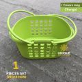 Plastic Baby Basket With Double Handle, Carry Small Storage Basket 1 PIECES. 