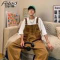 Feiladanton Suspender Pants Baby Boy and Girl Summer Thin American Retro Workwear Jumpsuit Loose Casual Pants.