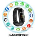 100% original  M4 Color Screen Smartwatch IP67 Fitness Smart Watch Heart Rate Blood Pressure Sleep Monitoring Smart Bracelet. 