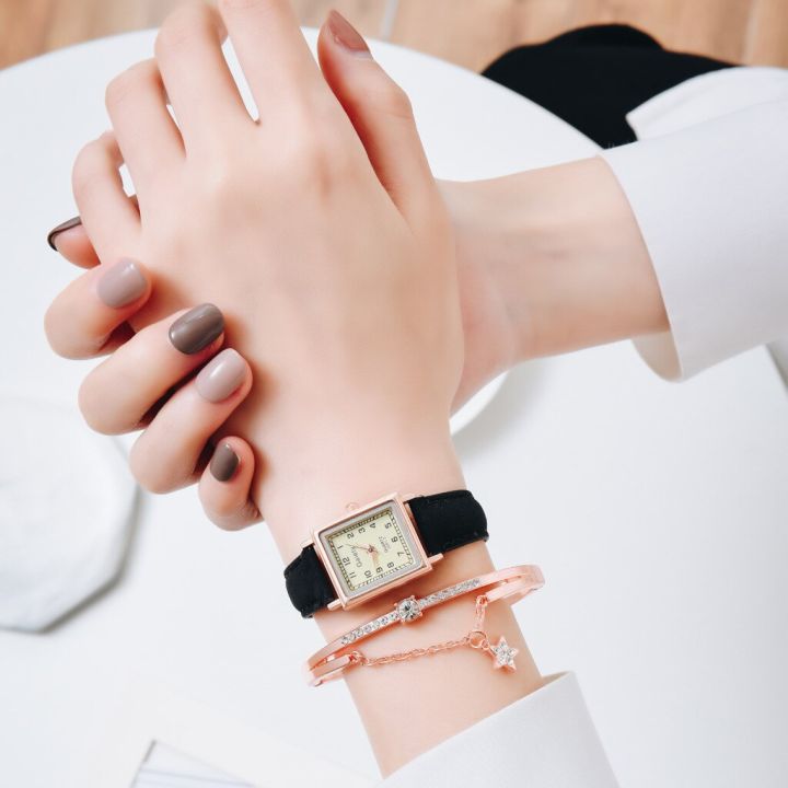 New%20Rectangle%20Quartz%20Women%20Watch%20Set%20Rhinestone%20Bracelet%20Leather%20Ladies%20Watches%20Casual%20Female%20Wristwatch%20Fashion%20Clock%20relogio%20-%20Image%205