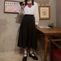 jkBusiness Attire College Style Graduation Summer High School Student Sports Shirt Singing Performance Pleated Skirt School Uniform Suit.
