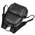 New men's leather backpack, casual student school bag, top layer cowhide computer bag, travel Korean style fashion bag. 