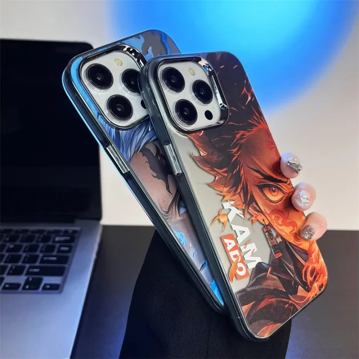 Japan%20Anime%20Demon%20Slayer%20Case%20For%20IPhone%2011%2012%2013%2014%2015%20Pro%20Max%20Luxury%20Anime%20Cartoon%20Kimetsu%20No%20Yaiba%20Plating%20Back%20Cover%20Coque%20-%20Image%205