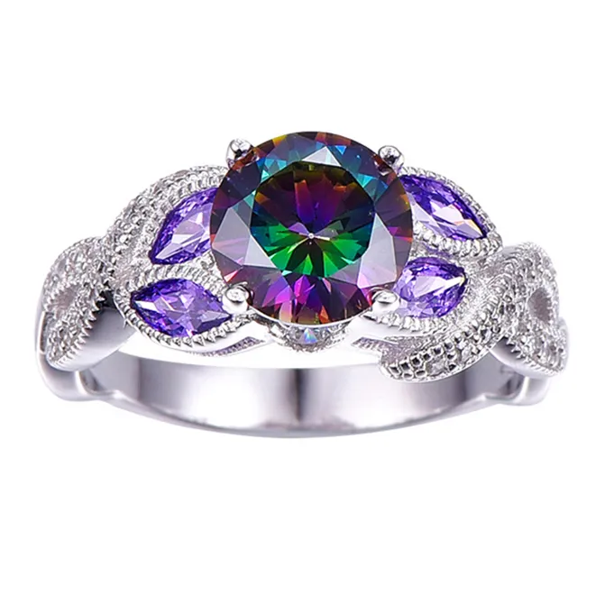 CAOSHI%20Round%20Cut%20Cubic%20Zircon%20Diamond%20Silver%20Plated%20Changeable%20Color%20Promise%20Ring%20Rainbow%20Crystal%20Stone%20Wedding%20Rings%20Women%20-%20Image%203