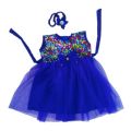 New Baby Girls Fashionable Premium Quality Beautiful Party Dress With Belt.
