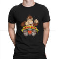 Donkey Kong Game Newest TShirt for Men DK Round Collar Polyester T Shirt Personalize Gift Clothes Streetwear. 