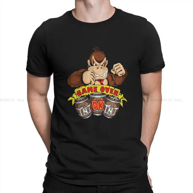 Donkey%20Kong%20Game%20Newest%20TShirt%20for%20Men%20DK%20Round%20Collar%20Polyester%20T%20Shirt%20Personalize%20Gift%20Clothes%20Streetwear%20-%20Image%207