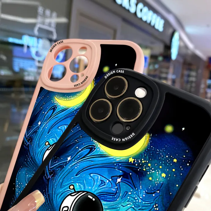 Hontinga%20for%20OPPO%20F19%20Pro%20A94%20Reno5%20F%20Back%20Cover%20PU%20Leather%20Moon%20Astronaut%20Case%20Soft%20Silicone%20Edge%20Phone%20Cases%20-%20Image%206