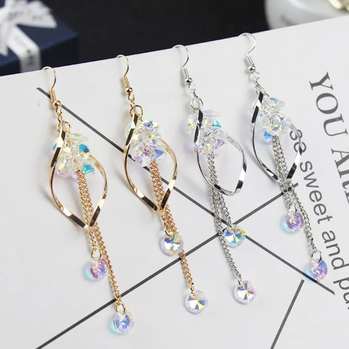XQFATE%20Beautiful%20Purple%20Butterfly%20Crystal%20Drop%20Earrings%20for%20Women%20Fashion%20Bow%20Zirconia%20Water%20Drop%20Charm%20Ear%20Clip%20Jewelry%20Gifts%20-%20Image%203