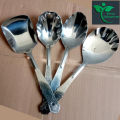 Stainless Steel Serving Spoon Set – 1/4 Pcs, 10 Inch Premium Serving Spoons for All Dishes. 