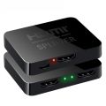 1x2 HDMI Splitter t 1080p 4K  HDCP Stripper 3D Splitter wer    1 in 2 ou HDMI Splitter For HDTV DVD PS3 Xbox-black. 
