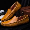 Men Casual Loafers Comfortable Leather Casual Shoes Men Sneakers New Spring Male Walking Loafers Casual Slip On Men Shoes. 