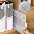 Adjustable Clothes Organizer Washable Stackable Foldable Trousers Storage Box Lightweight Jeans Storage Box for Wardrobe Closet. 