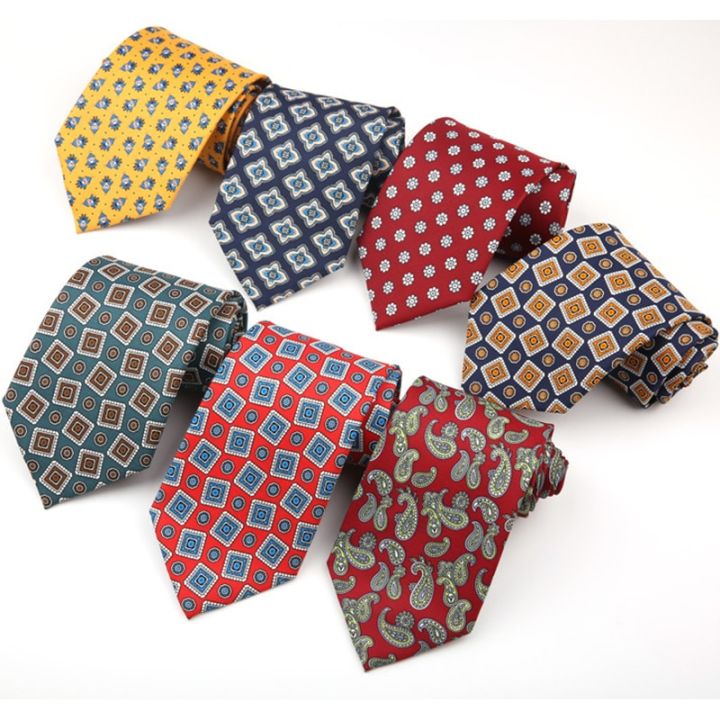 Linbaiway%209cm%20Men%20Paisley%20Floral%20Printed%20Neck%20Ties%20Classic%20Tie%20for%20Mens%20Wedding%20Dress%20Party%20Business%20Neckties%20Gravatas%20Cravat%20-%20Image%203