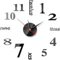 [GB] DIY Wall Clock, DIY Clock, Self Adhesive Wall Sticker. 