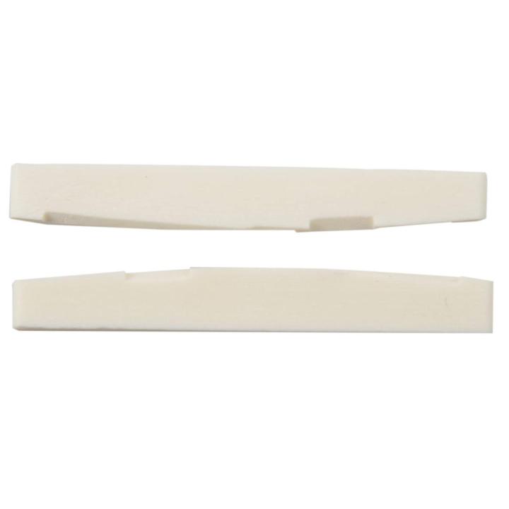 Harmony 6 String Acoustic Bone Bridge Guitar Slotted Saddle Guitar Parts(Pack of 2)