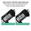 Digital Vernier Caliper 6 Inch 0-150mm Stainless Steel Caliper LCD Electronic Carbon Fiber Altimeter Micrometer Measuring Tool-D.