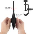 Microphone Pop Filter For Blue Yeti and Any Other Microphone Dual Layered Wind Pop Screen With Flexible 360° Gooseneck Clip Stabilizing Arm.