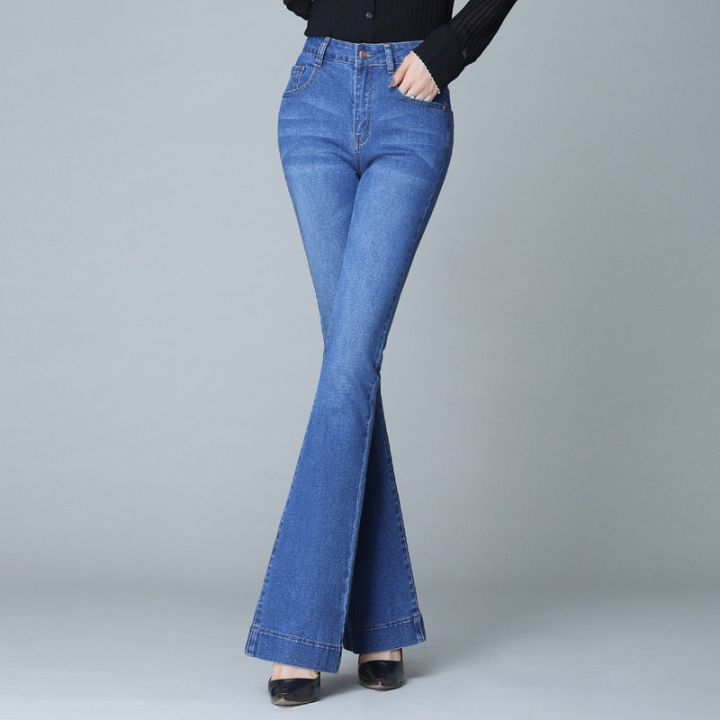 Flared%20Jeans%20for%20Women%202022%20Stretch%20Denim%20Classic%20Pants%20High%20Waist%20Flare%20Jeans%20Spring%20Autumn%20Denim%20Trousers%20Ladies%20Jean%20Black%2034%20-%20Image%202