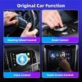 【Free Returns】 Car AI BOX 2-In-1 Android Auto Carplay Adapter Smart Car AI Box Car Wired CarPlay to CarPlay Black 1 PCS. 