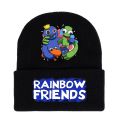 Roblox Rainbow Friends Knitted Hat Winter Warm Cap Cute Game Blue Monster Kawaii Anime Action Figure Toy Christmas Birthday Gift. 