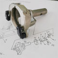 Shuttle Race Guide Shaft Complete, Bobbin Case For Walking Foot Sewing Machine 106-rpl.