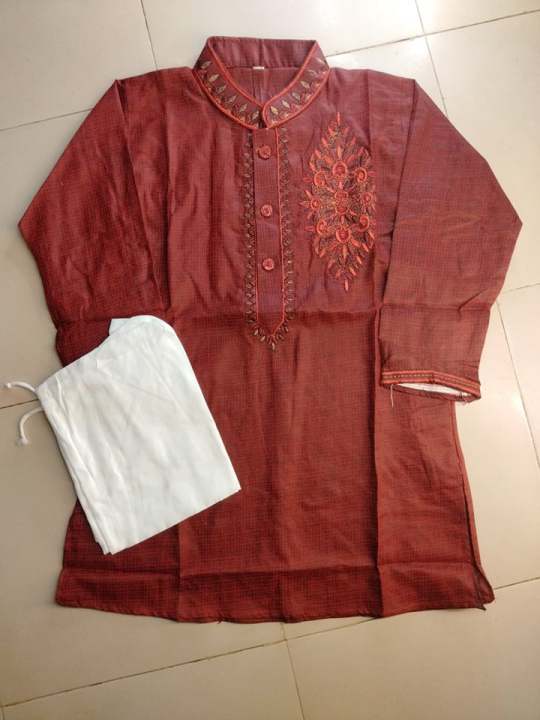 Fasionable%20Comfortable%20soft%20Payjama%20with%20Panjabi%20set%20Embrodary%20print%20work%20kids%20Stylishbaccha%20Panjabi%20set%203%20month%20To10year%20baby%20kids%20boys%20Kurtas%20Panjabi%20-%20Image%2010